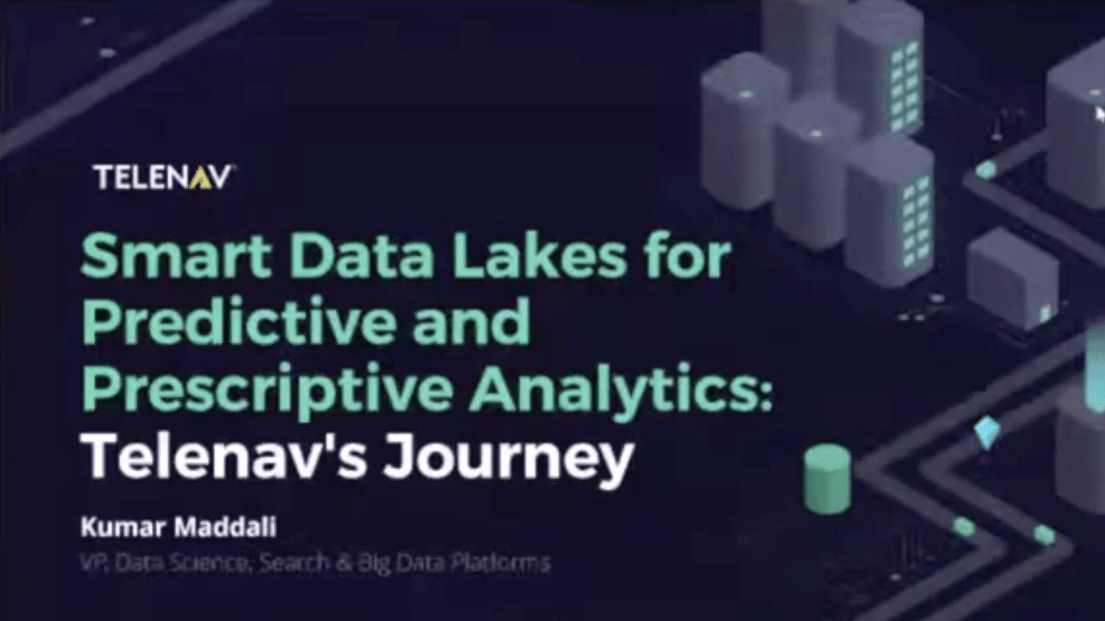 Smart Data Lakes for Predictive and Prescriptive Analytics