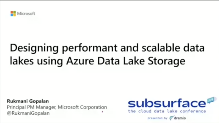 2021 Winter Designing Performant Scalable and Secure Data Lakes