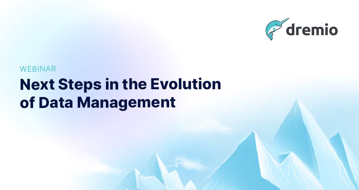 next steps in the evolution of data management