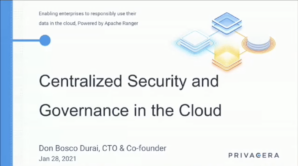 2021 Winter Centralized Security and Governance in the Cloud