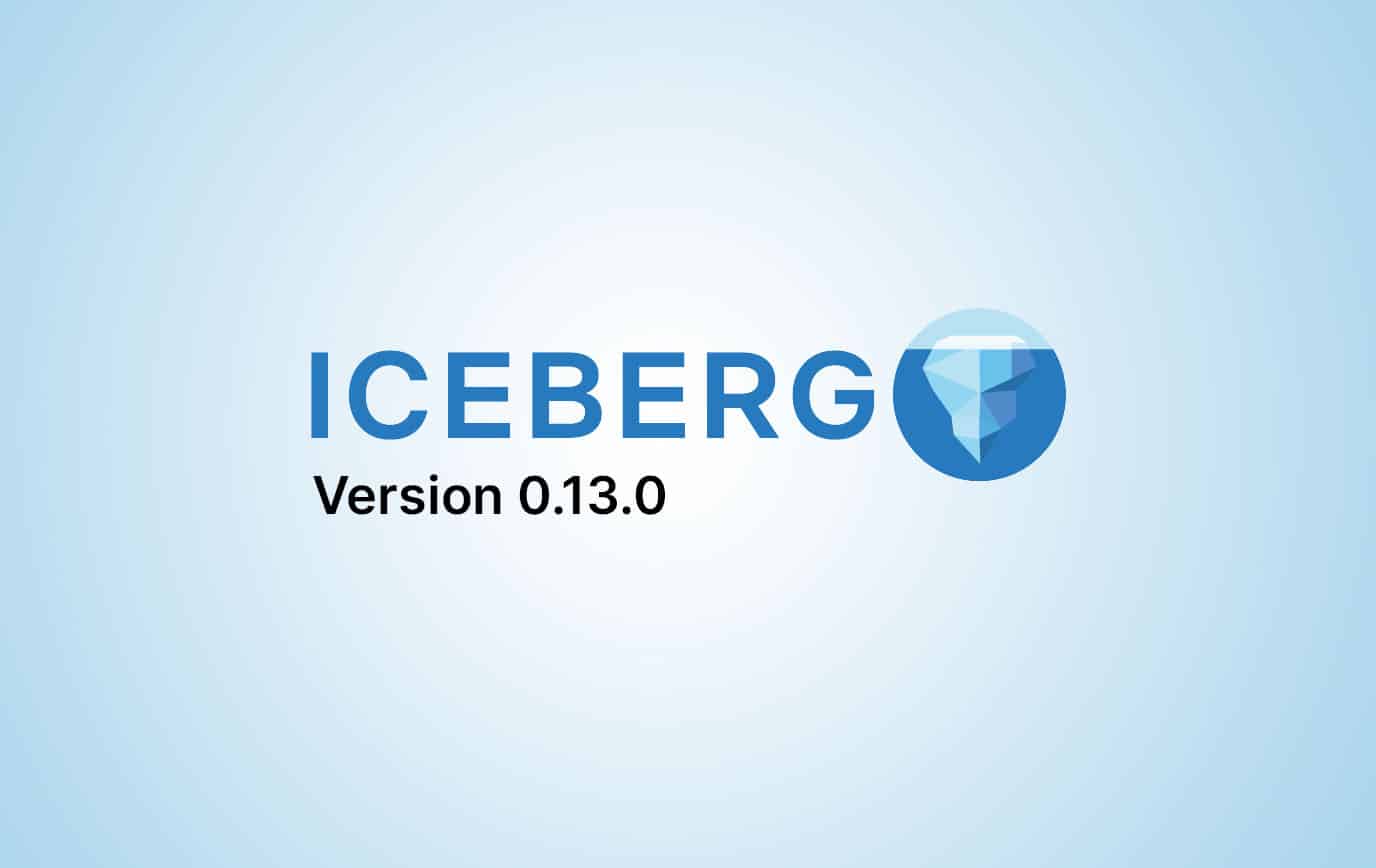 Apache Iceberg Version 0.13.0 Is Released