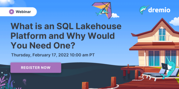 What is a SQL Lakehouse Platform webinar banner