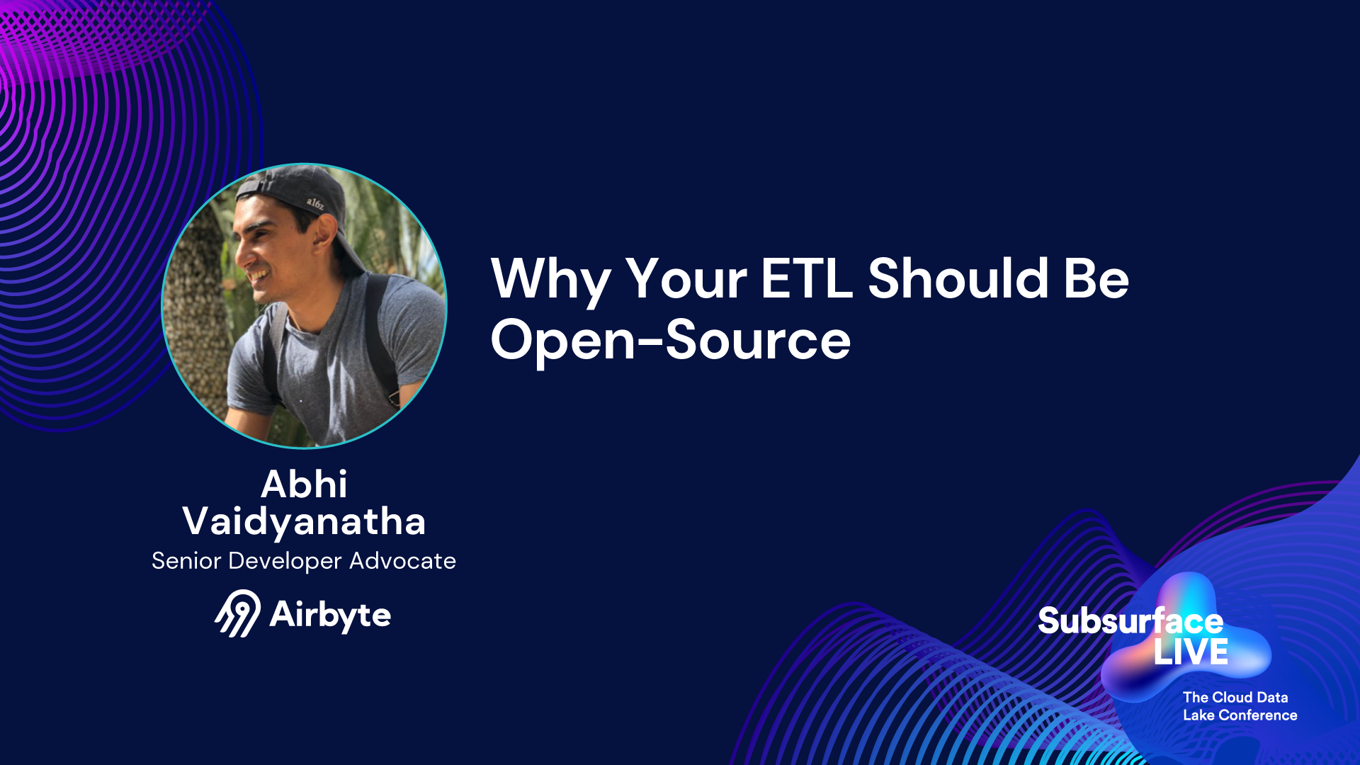 Abhi Vaidyanatha Why Your ETL Should Be Open Source