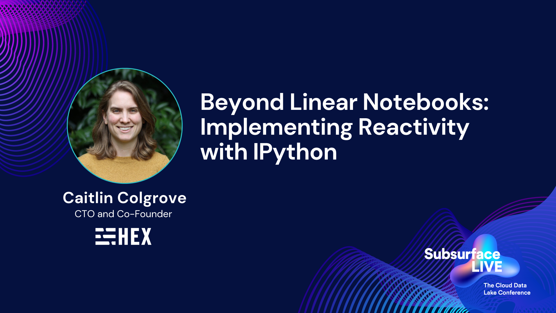 Caitlin Colgrove Beyond Linear Notebooks Implementing Reactivity with IPython