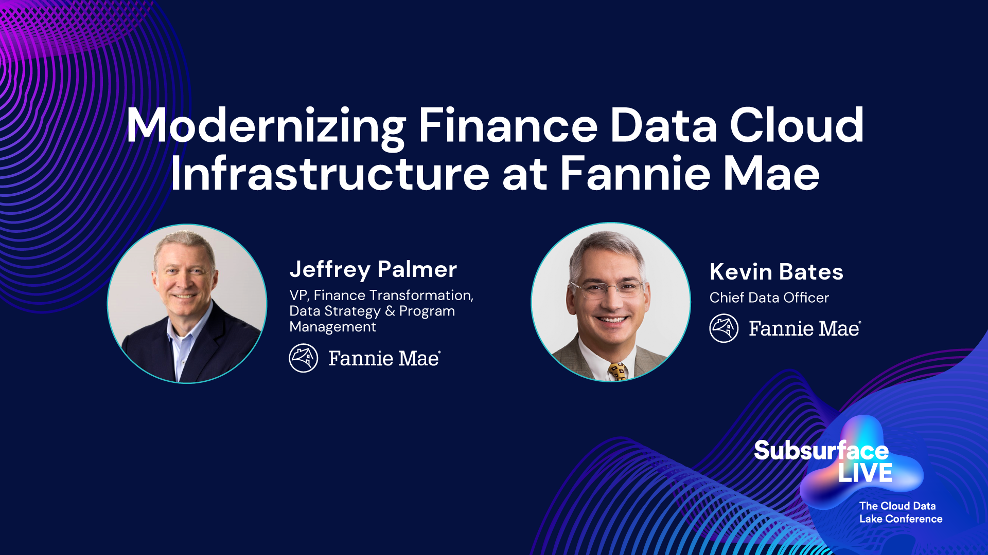 Jeffrey and Kevin Modernizing Finance Data Cloud Infrastructure at Fannie Mae