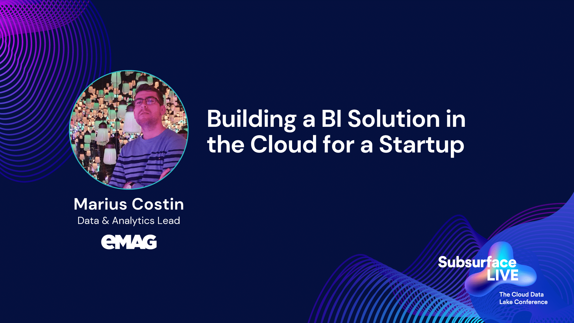 Marius Costin Building a BI Solution in the Cloud for a Startup