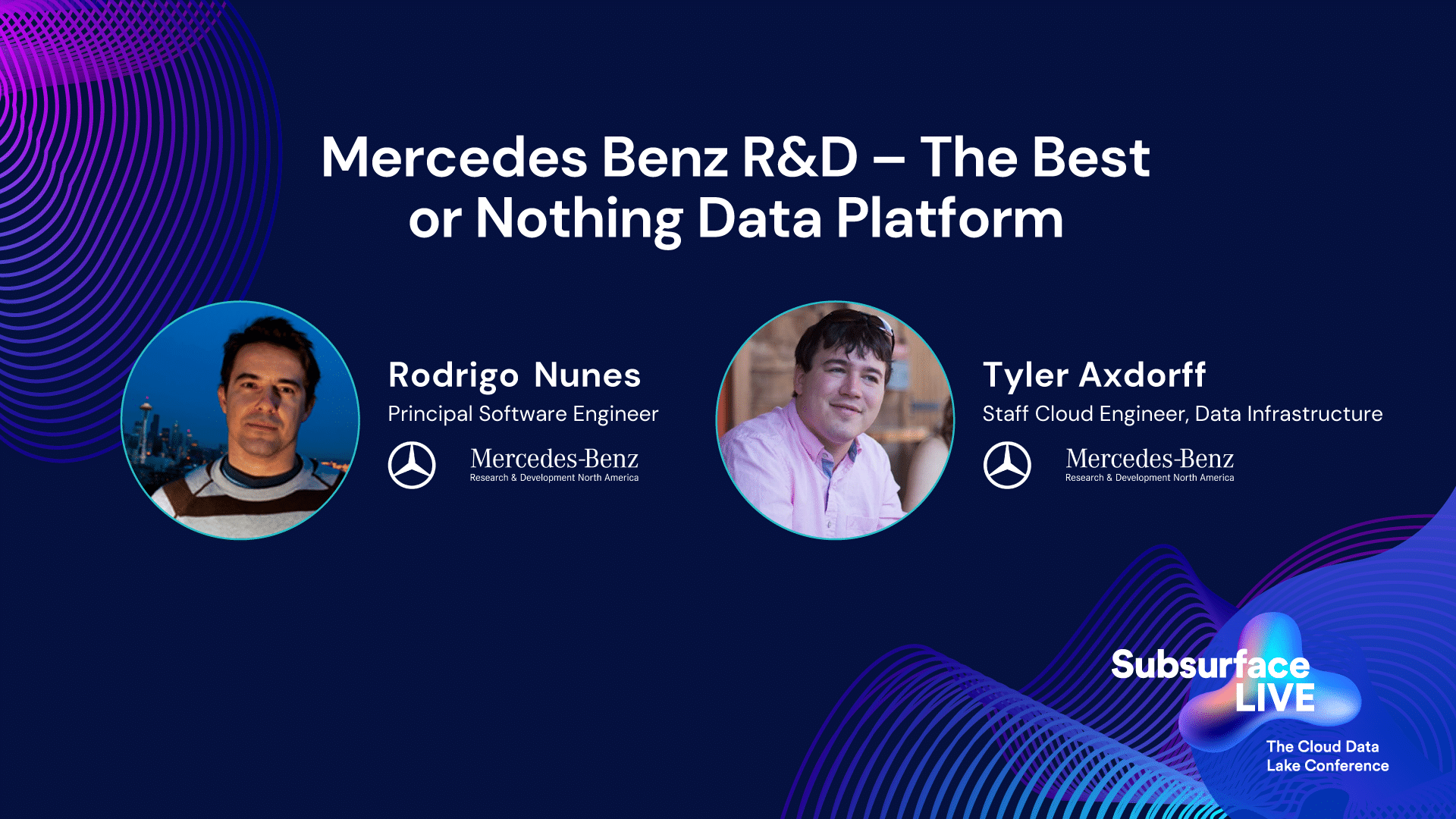 Mercedes Benz R&D – The Best or Nothing Data Platform