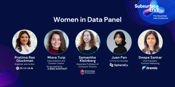 Women in Data Panel Speaking at Subsurface