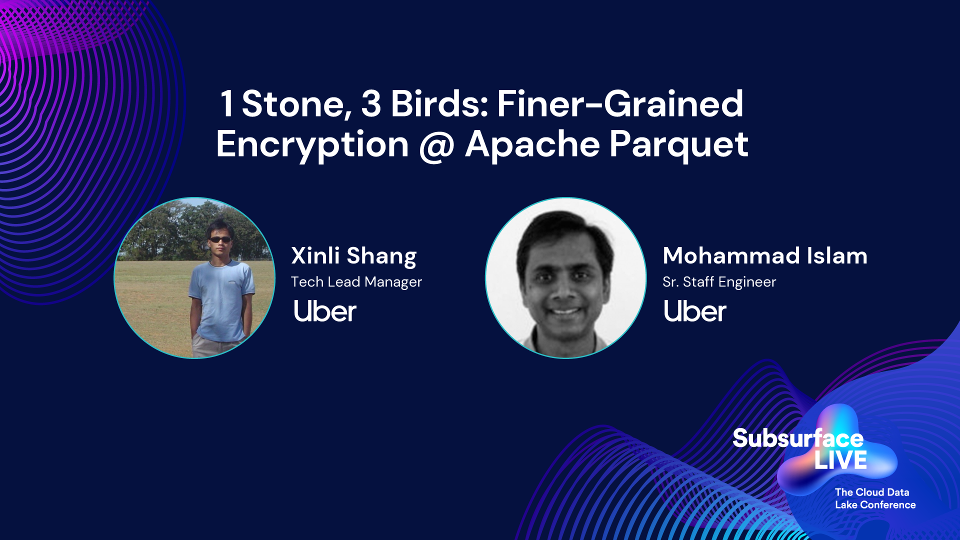 Xinli and Mohammed 1 Stone 3 Birds Finer Grained Encryption @ Apache Parquet