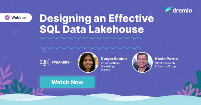 webinar designing an effective SQL data lakehouse