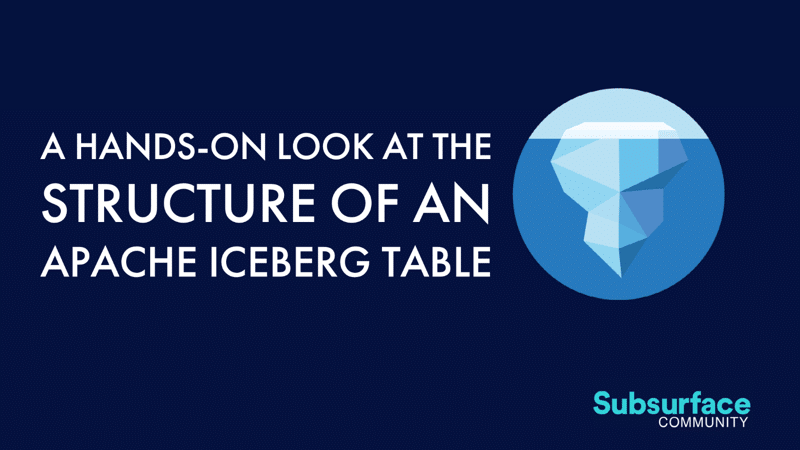 A Hands-On Look at the Structure of an Apache Iceberg Table