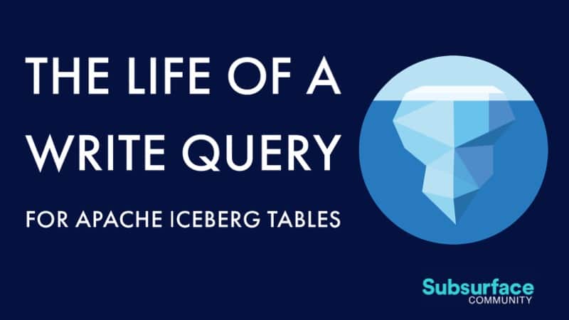 The Life of a Write Query for Apache Iceberg Tables