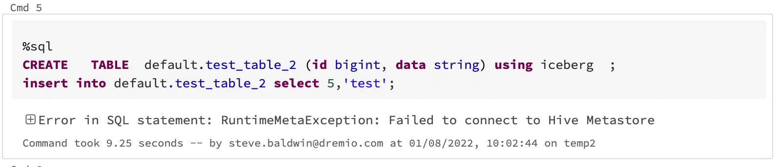 Starting with Apache Iceberg in Databricks