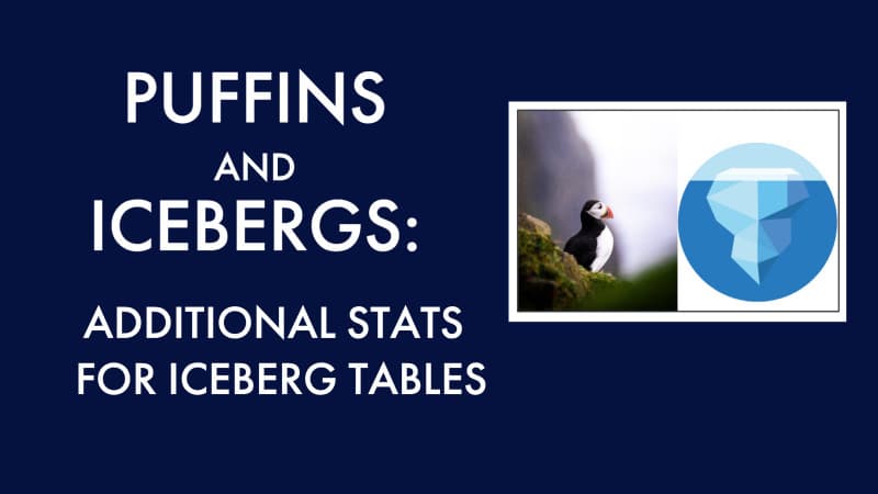 Puffins and Icebergs: Additional Stats for Apache Iceberg Tables