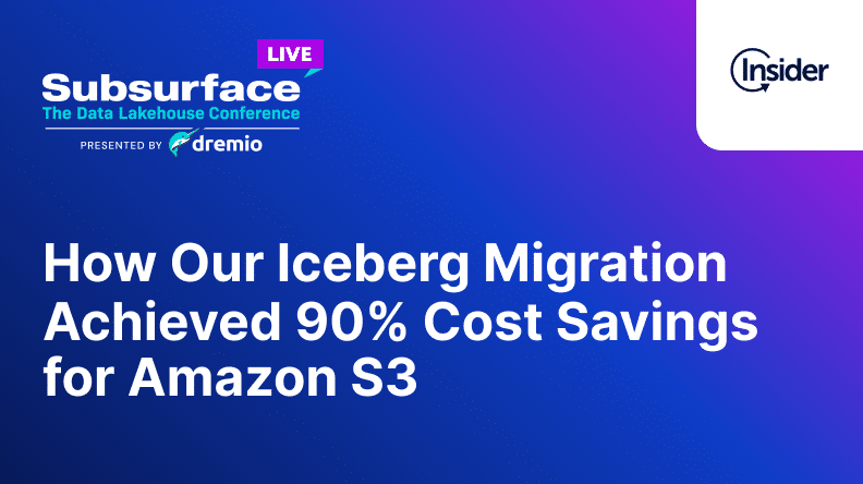 How Our Iceberg Migration Achieved 90 Cost Savings for Amazon S3 1
