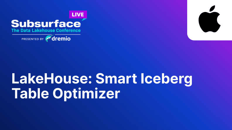 LakeHouse  Smart Iceberg Table Optimizer 1