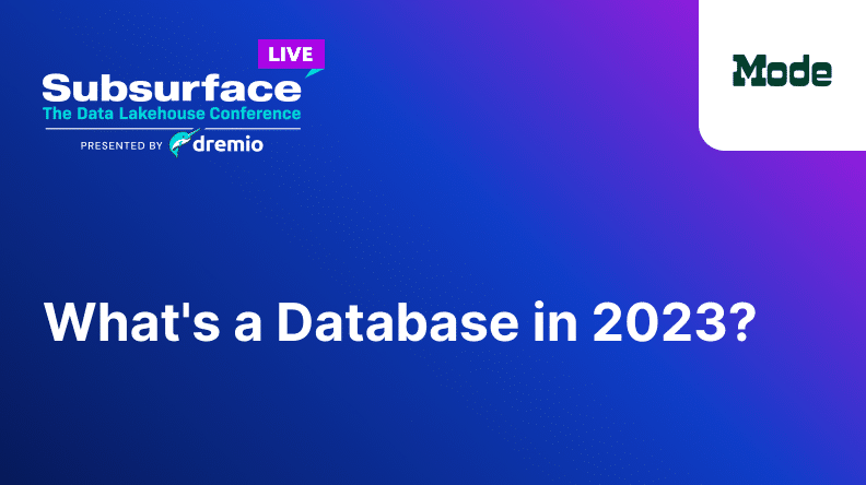 Whats a Database in 2023  1