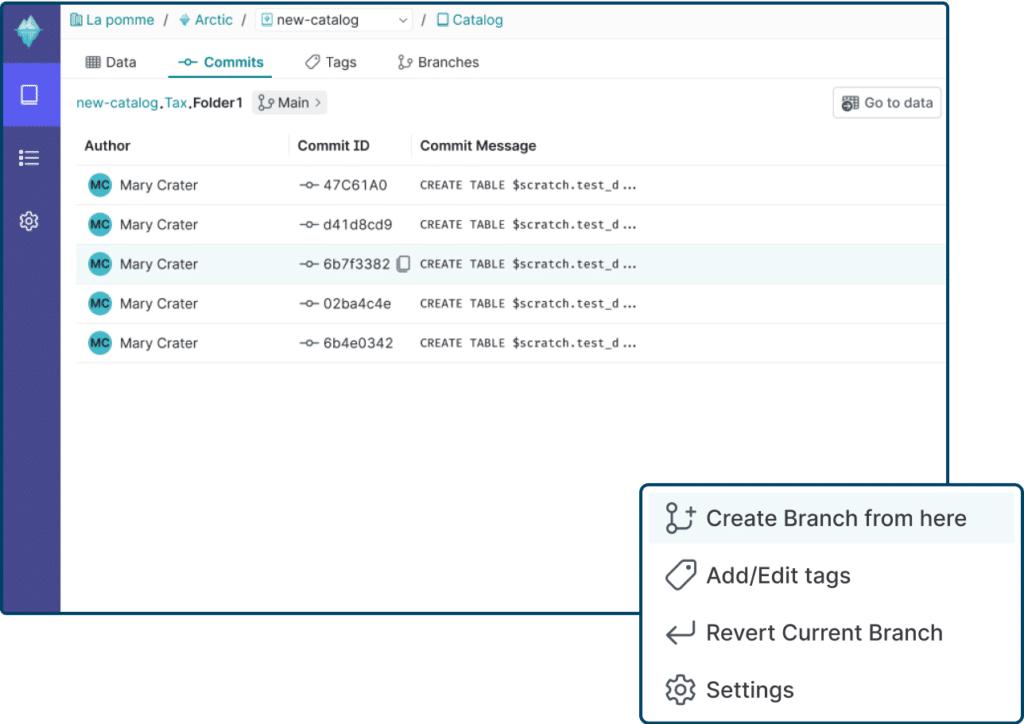 Data as a product screenshots