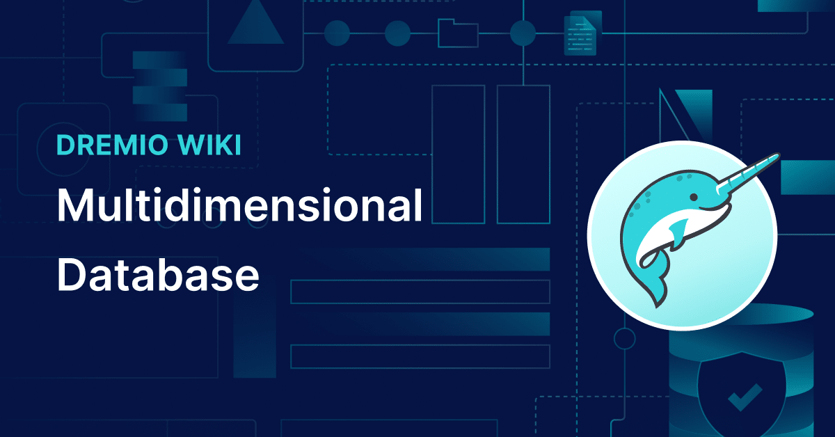 Multidimensional database dremio
