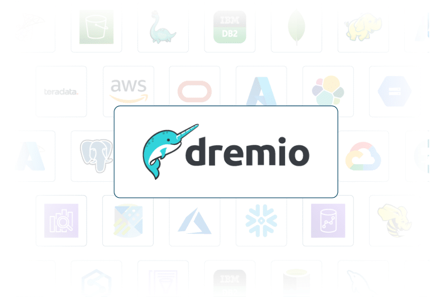gnarly dremio icon over cloud sources