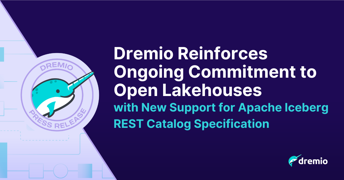 Dremio Reinforces Ongoing Commitment to Open Lakehouses with New
