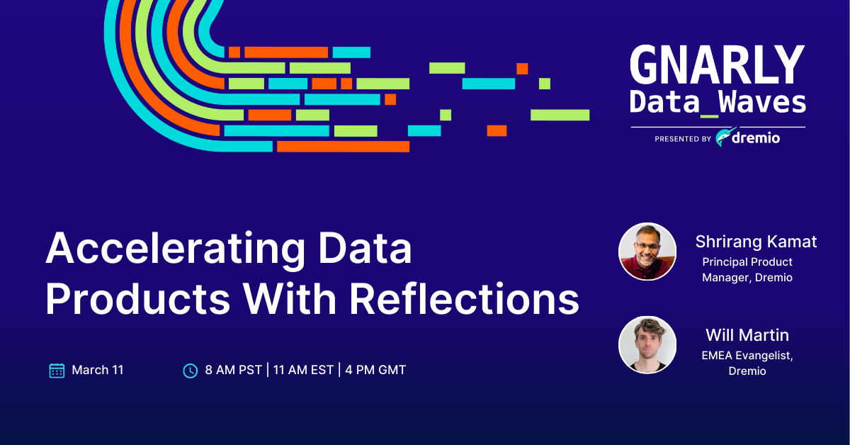 Accelerating Data Products With Reflections | Dremio