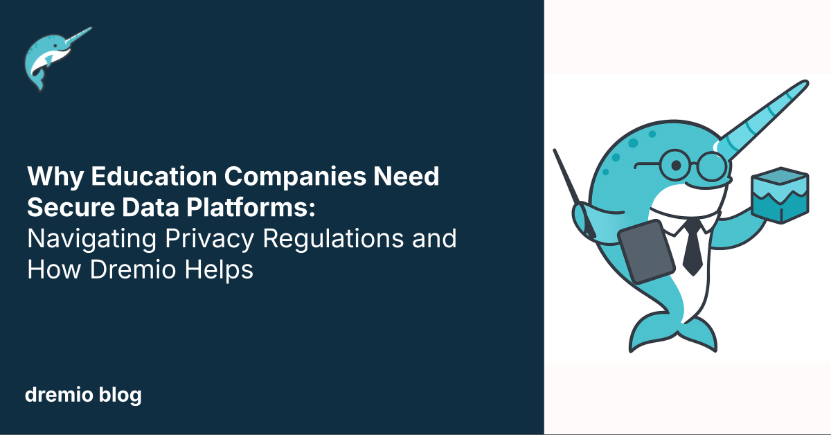 Why Education Companies Need Secure Data Platforms: Navigating Privacy Regulations and How Dremio Helps