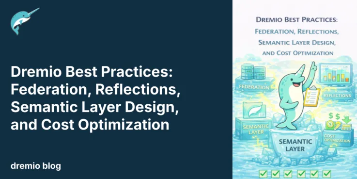 Dremio Best Practices: Federation, Reflections, Semantic Layer Design, and Cost Optimization