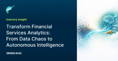 Transform Financial Services Analytics: From Data Chaos to Autonomous Intelligence