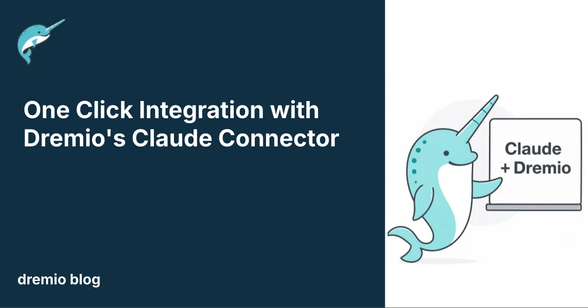 One Click with Dremio’s Claude Connector Using MCP