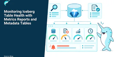 Monitoring Iceberg Table Health with Metrics Reports and Metadata Tables