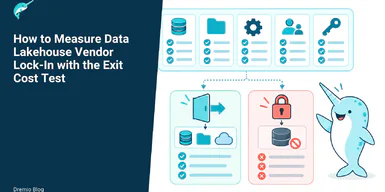 How to Measure Data Lakehouse Vendor Lock-In with the Exit Cost Test