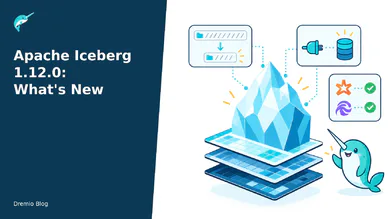 Apache Iceberg 1.12.0 release guide covering v3 features, REST catalogs, Spark, Flink, and upgrade planning